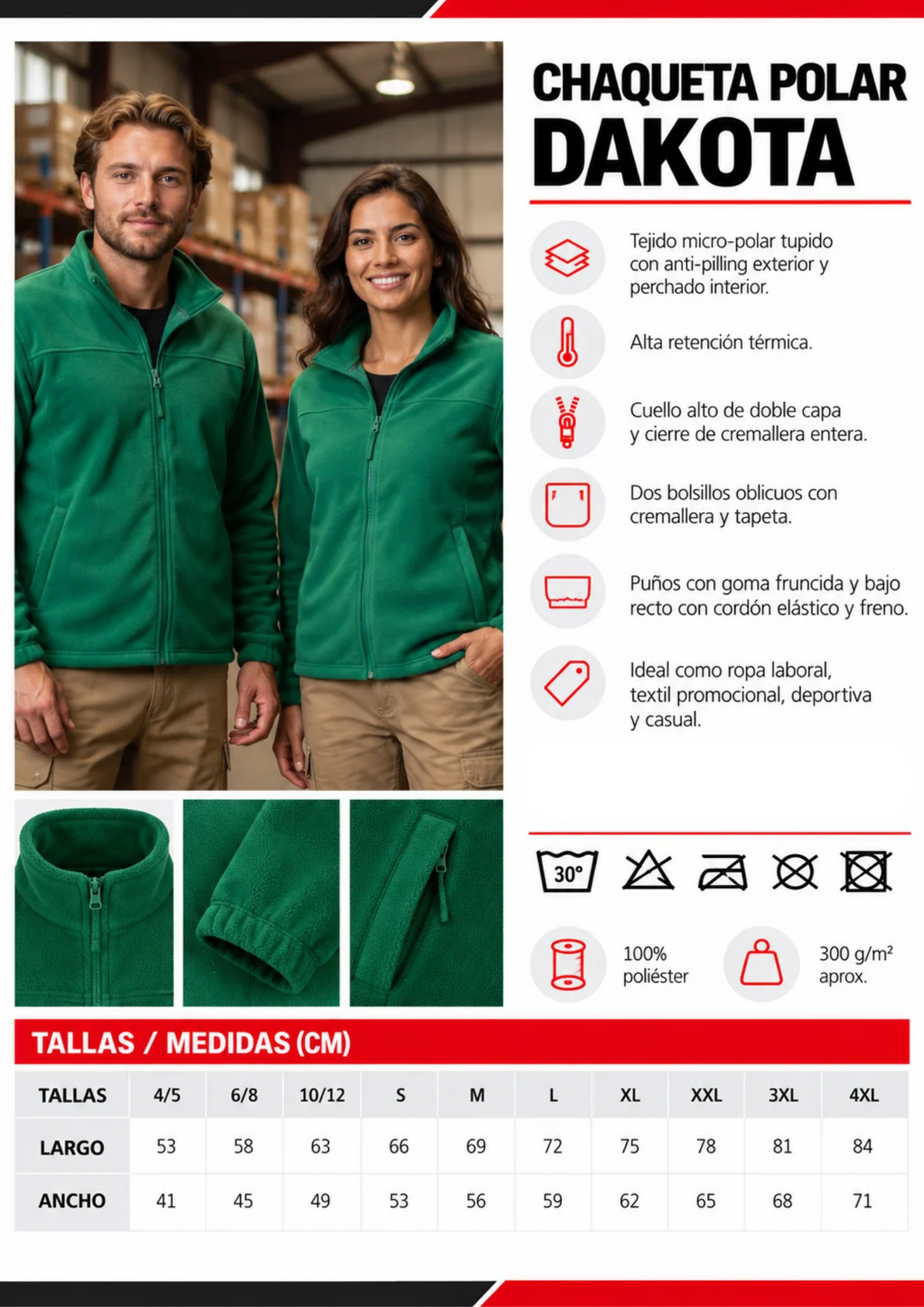 Pack de 10 forros polares personalizados